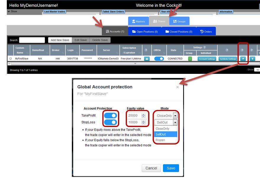 global account protection